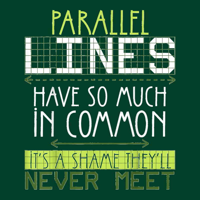 Parallel Lines Have So Much In Common Math Lovers Teacher Beanie by LisaMarieRangel | Artistshot