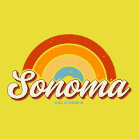 Sonoma California Ca Vintage Rainbow Retro 70s Long Sleeve T Shirt Beanie | Artistshot