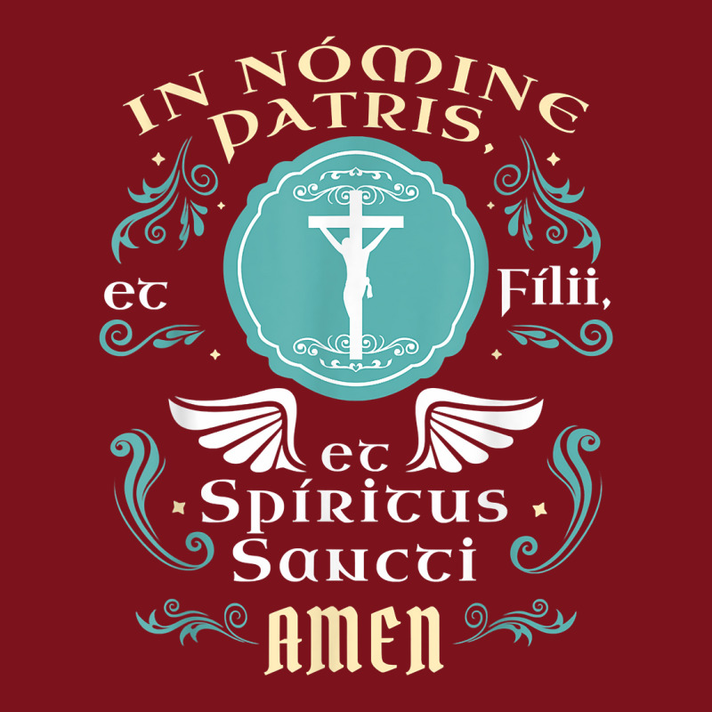 In Nomine Patris Et Filii Tradtional Latin Mass Catholic T Shirt Beanie by cm-arts | Artistshot