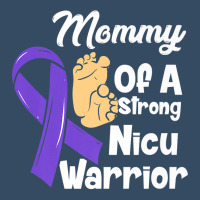 Mommy Of A Strong Nicu Warrior Baby Purple Ribbon Awareness Premium T Beanie | Artistshot