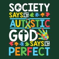 Autism Son Child Daughter Society God Says I M Perfect Faith Visor Hat | Artistshot