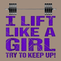 I Lift Like A Girl   Try To Keep Up! Tank Top Visor Hat | Artistshot