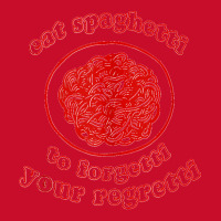 Eat Spaghetti To Forget Your Regretti Funny Apparel Tank Top Visor Hat | Artistshot