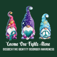 Gnome One Fights Alone Dissociative Identity Disorder T Shirt Visor Hat | Artistshot