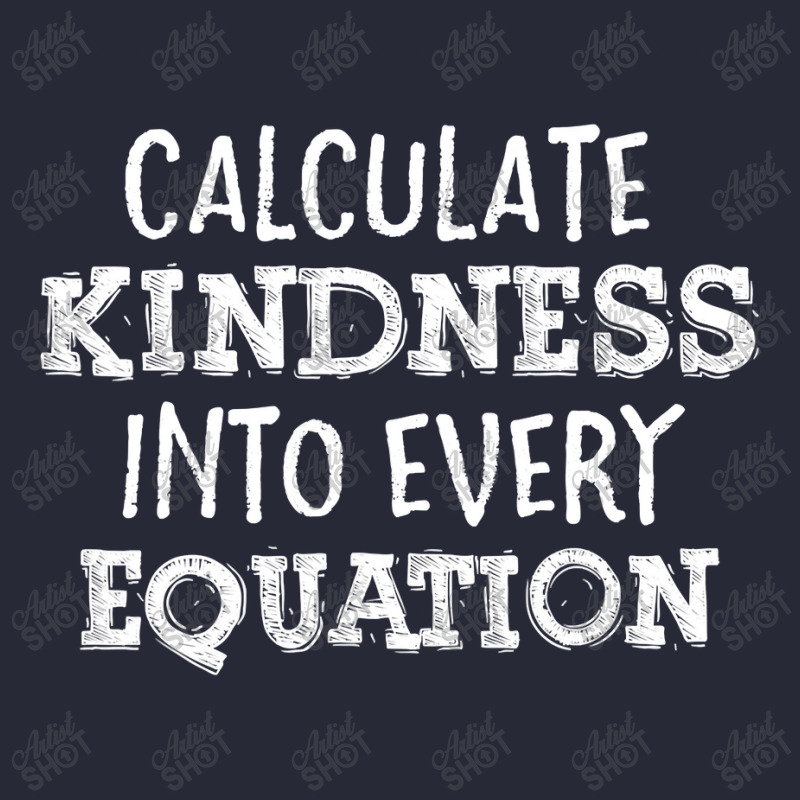 Calculate Kindness Into Every Equation School Math Teacher Pom Pom Beanie by moonlight2270 | Artistshot