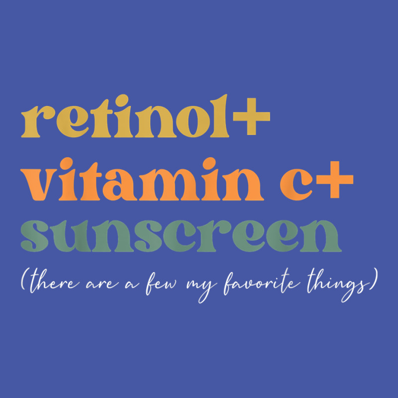 Retinol Vitamin C And Sunscreen Aesthetic Esthetician T Shirt Pom Pom Beanie | Artistshot