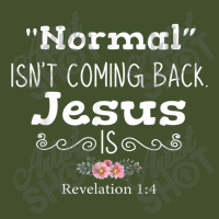 Revelation 1 4 Normal Isnt Coming Back Jesus Is Sun Shade Cap | Artistshot