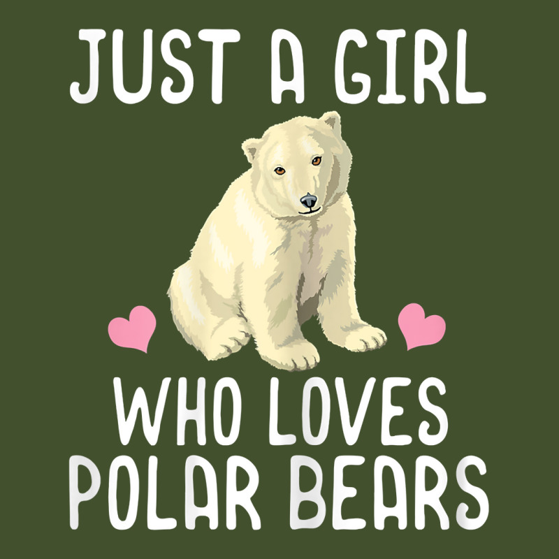 Just A Girl Who Loves Polar Bears T Shirt Polar Bear Gift T Shirt Sun Shade Cap by kalerttjay | Artistshot