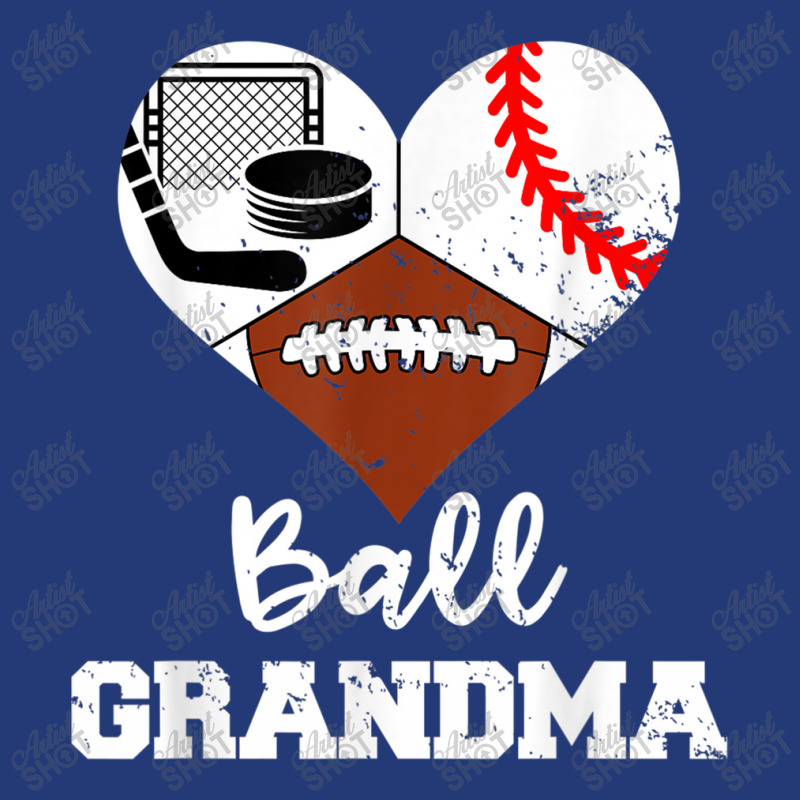 Ball Grandma Heart Funny Football Baseball Hockey Grandma T Shirt Mesh Back Trucker Hat by Great Tshirt | Artistshot