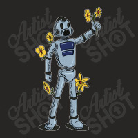 The Flowery Robot Ladies Fitted T-shirt | Artistshot