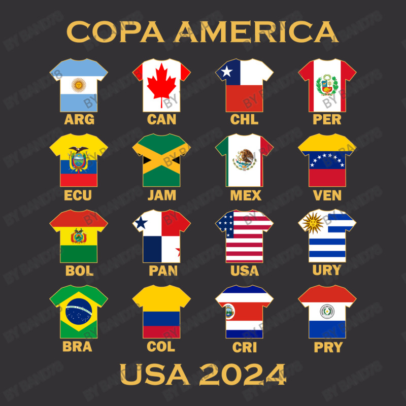 The Super Teams For 2024 Copa America Vintage Hoodie by Band78 | Artistshot