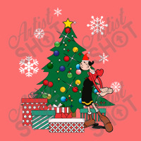 Olive Oyl Around The Christmas Tree Popeye Snapback Trucker Cap | Artistshot