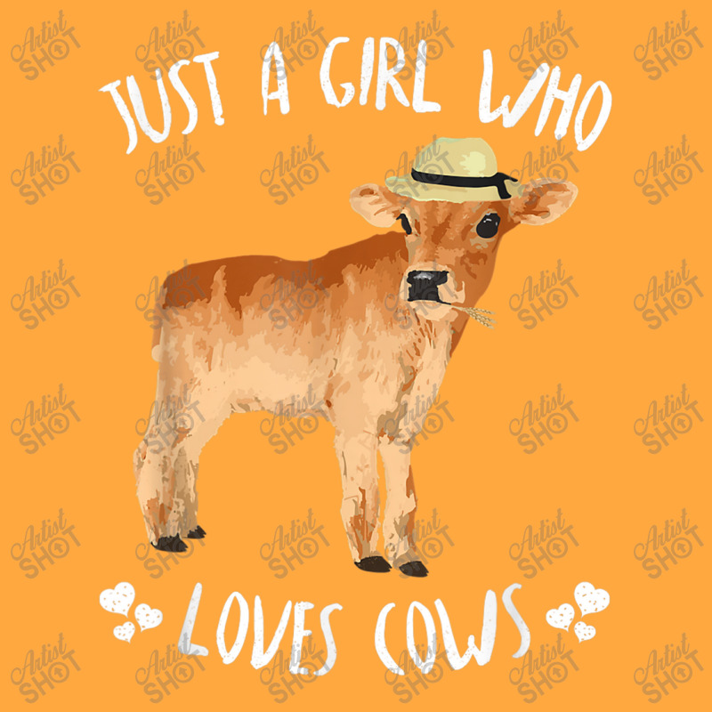 Fun Cute Just A Girl Who Loves Cows Foam Trucker Hat by MadisonDesign | Artistshot