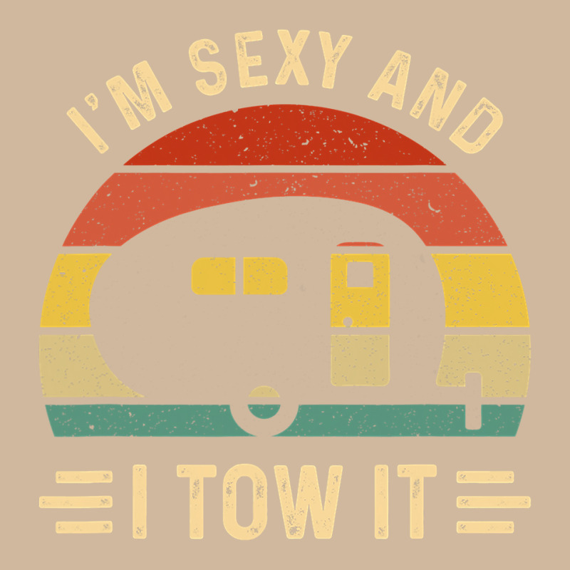 I'm Sexy And I Tow It Funny Caravan Camping Rv Trailer Gift Adjustable Baseball Cap by cm-arts | Artistshot