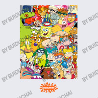 Group Shot Center Square All 90s Characters Adjustable Baseball Cap | Artistshot