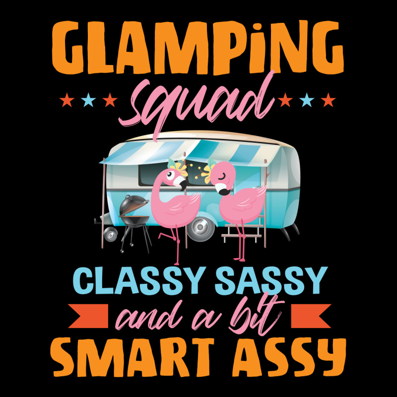 Glamping Squad Classy Sassy And A Bit Smart Assy Cute Flamingo Camping Cropped Sweater by vip.pro123 | Artistshot