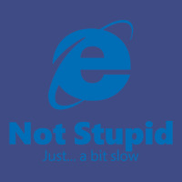 Internet Explorer - Not Stupid, Just A Bit Slow Adjustable Baseball Cap | Artistshot