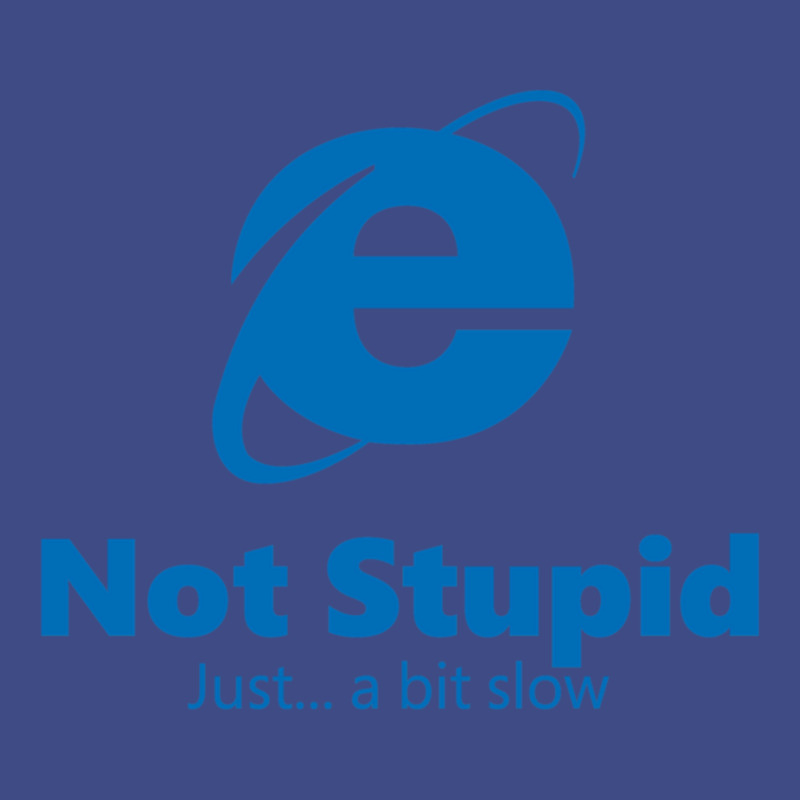 Internet Explorer - Not Stupid, Just A Bit Slow Adjustable Baseball Cap by cm-arts | Artistshot