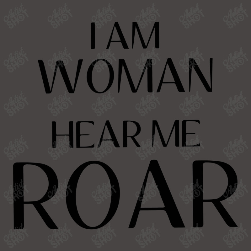 I Am Woman Hear Me Roar Dyed Cap by liebegrafik | Artistshot