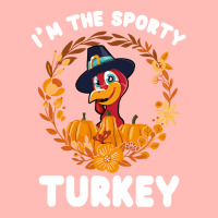 Thanksgiving Turkey I'm The Sporty Turkey Funny Turkey Day Gift Urban Heavy T-shirt | Artistshot