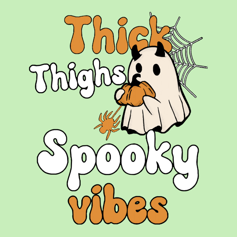 Thick Thighs Spooky Vibes Thick Thighs Spooky Vibes - Retro Groovy Vin Urban Heavy T-shirt | Artistshot