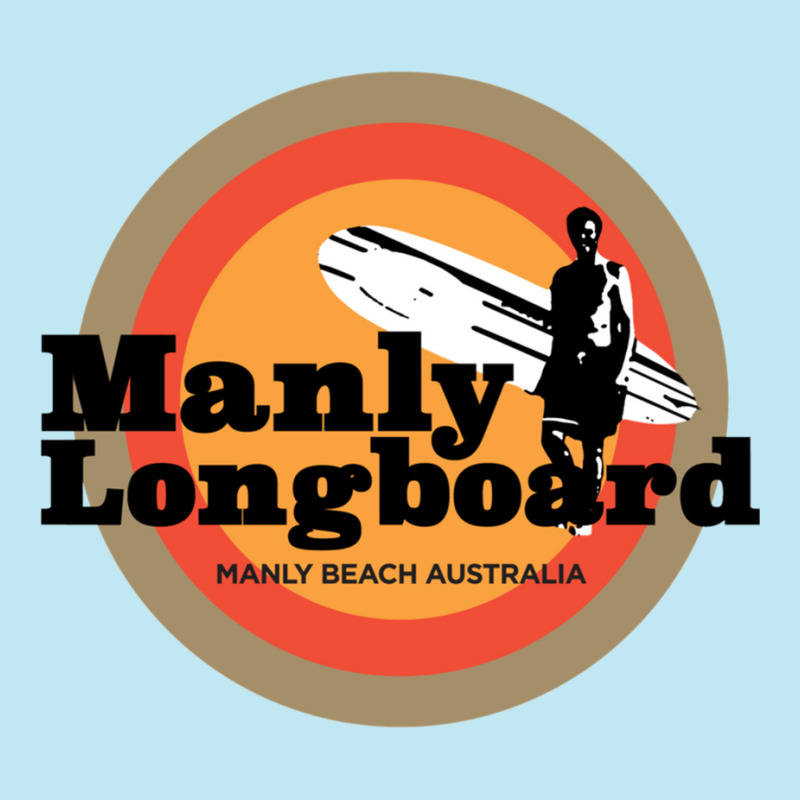 Manly Longboard Retro Surf Urban Heavy T-shirt | Artistshot