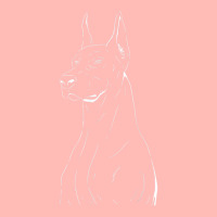 Doberman Line Art Minimal Doberman Urban Heavy T-shirt | Artistshot