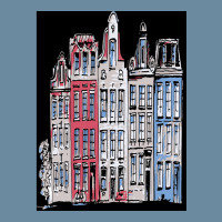 Cartoon Street Amsterdam Buildings Holland Urban Pullover Hoodie | Artistshot