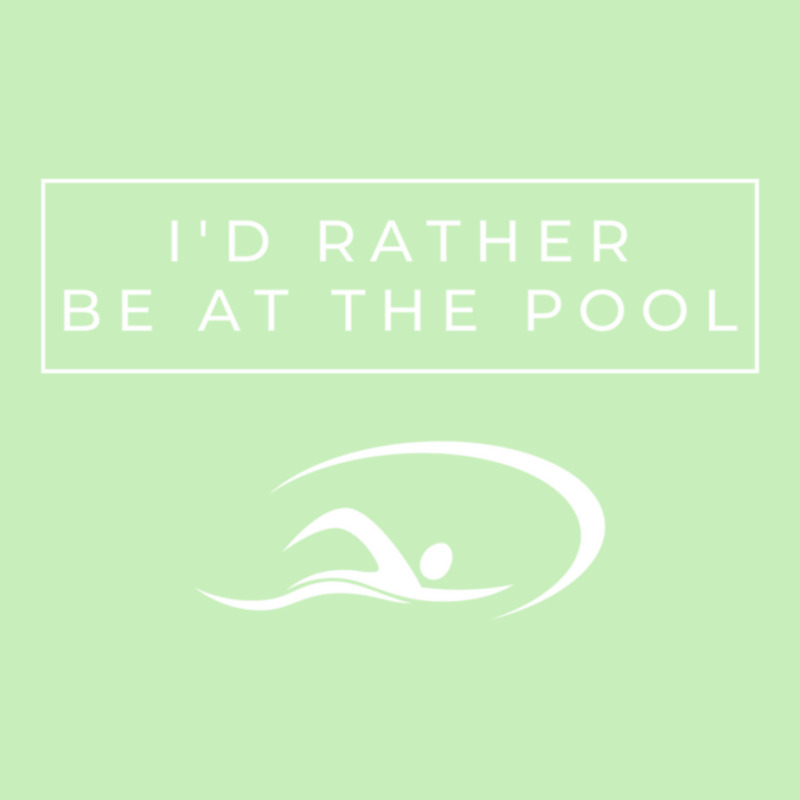 I D Rather Be At The Pool Urban Pullover Hoodie by KENNETHPCLING | Artistshot