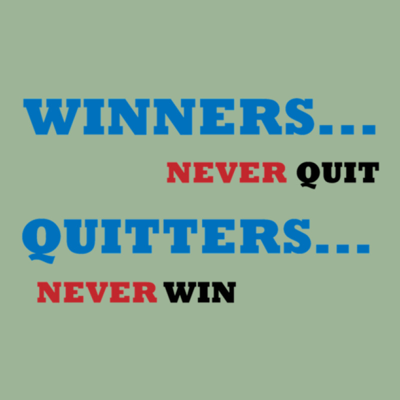 Winners Never Quit Urban Pullover Hoodie | Artistshot