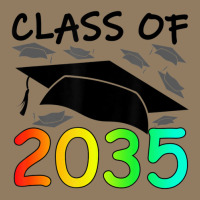 Graduation Class Of 2035 Hand Prints Space Pre-k -12th Grade Leatherette Tumbler | Artistshot