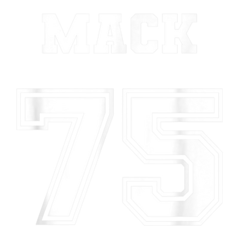 Jersey Style Mack Name Nickname 1975 75 Birthday Bomber Jacket by Complete | Artistshot