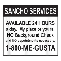 Mens Funny Sancho Services News Ad Mexican Humor For Sanchos T Shirt Bomber Jacket | Artistshot