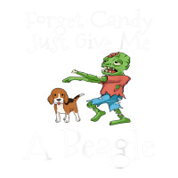 Forget Candy Just Give Me A Beagle Funny Halloween Zombie Bomber Jacket | Artistshot