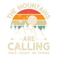 Vintage The Mountains Are Calling Space Splash Big Thunder Bomber Jacket | Artistshot