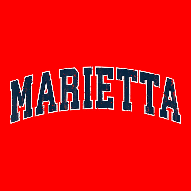 Marietta Georgia Ga Vintage Sports Design Navy Design T Shirt Bomber Jacket | Artistshot