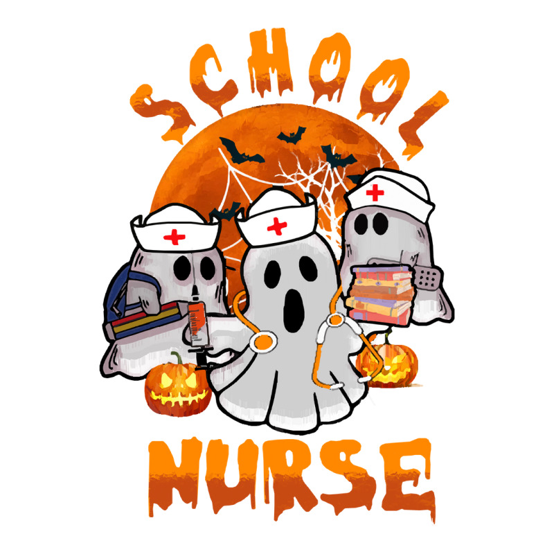 Gift Idea T  Shirt Cute Halloween Nurse Costume Ghost School T  Shirt Bomber Jacket | Artistshot