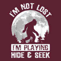 Retro Bigfoot Im Not Lost Im Playing Hide & Seek Sasquatch Beanie | Artistshot