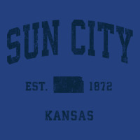 Sun City Kansas Ks Vintage Athletic Navy Sports Design Long Sleeve T S Visor Hat | Artistshot