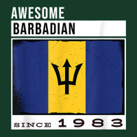 Awesome Barbadian Since 1983   Barbadian 39th Birthday T Shirt Visor Hat | Artistshot