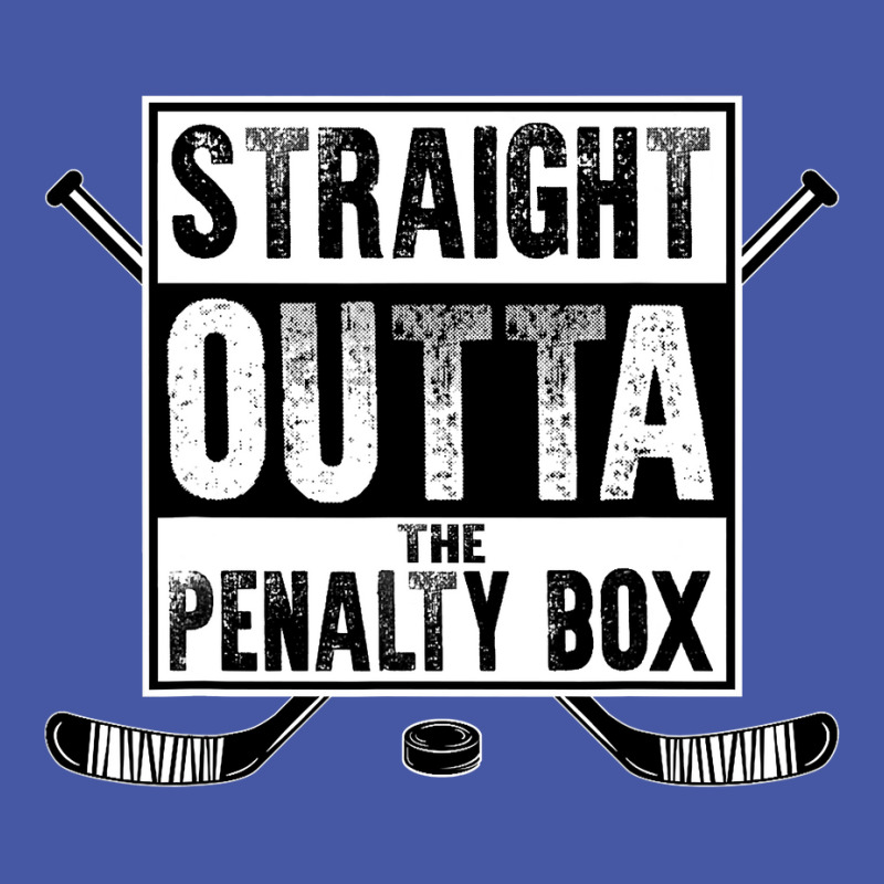 Ice Hockey Player Gift Straight Outta The Penalty Box Shirt Pom Pom Beanie by VictorCruz | Artistshot