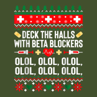 Deck The Halls With Beta Blockers Nurse Christmas Ugly Xmas T Shirt Sun Shade Cap | Artistshot