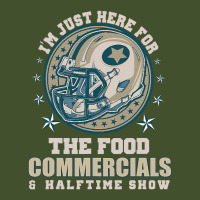 Football Just Here For Food Commercials Halftime Show Sun Shade Cap | Artistshot