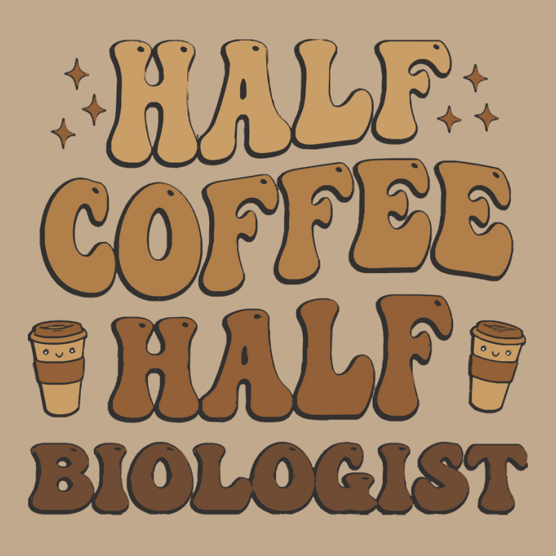 Retro T  Shirt Half Coffee Half Biologist T  Shirt Mesh Back Trucker Hat by pestmasons | Artistshot