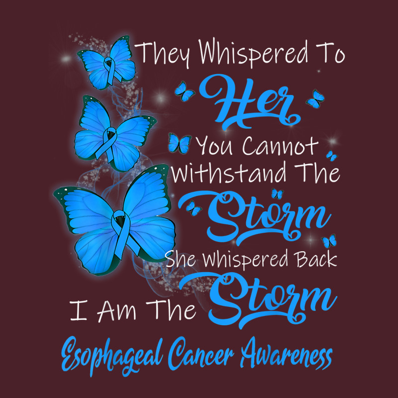 I Am The Storm Esophageal Cancer Awareness T Shirt Mesh Back Trucker Hat by rillanerby | Artistshot