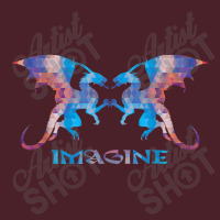 Fractal Fantasy Dragons Imagine Gifts Women Mesh Back Trucker Hat | Artistshot