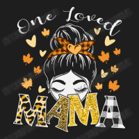 One Loved Mama Mothers Day Autumn Leaves Classic T-shirt | Artistshot