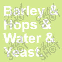 Barley, Hops, Water, Yeast Retro Trucker Cap | Artistshot