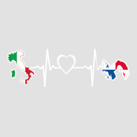 Italy Panama Flag Italian Panamanian Heartbeat T Shirt Foam Trucker Hat | Artistshot