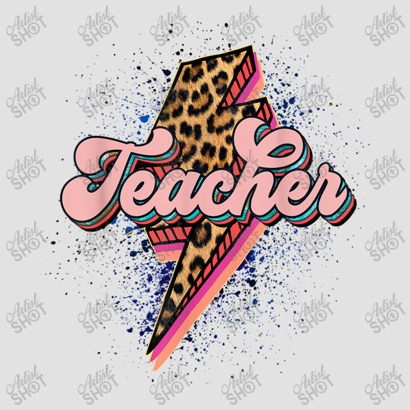 Teacher Leopard Lightning Thunder Western Back To School Foam Trucker Hat | Artistshot